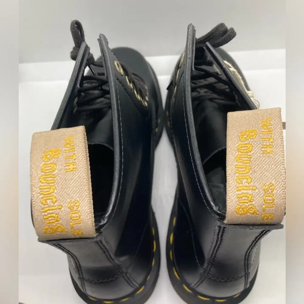 Dr. Martens Vegan 1460 Smooth Black Women's Lace-Up Boots